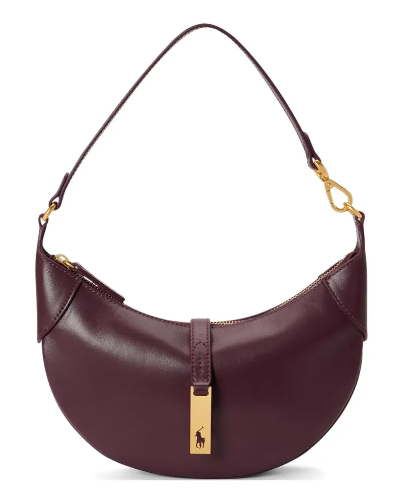 Ralph Lauren Schultertasche mit Pony-Schild - Violett Violett