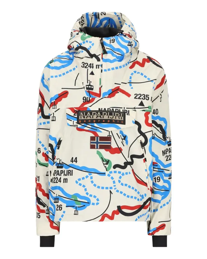 Napapijri Rainforest slip-on printed jacket - Nude Nude