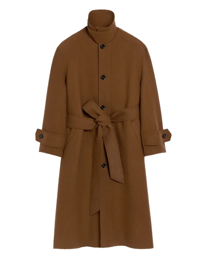 AMI Paris Trenchcoat mit Gürtel - Braun Braun