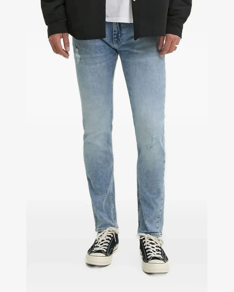 HUGO BOSS Jeans mit Logo-Patch - Blau Blau