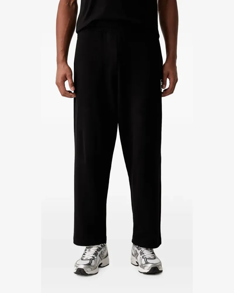 EA7 Jogginghose mit Logo-Patch - Schwarz Schwarz