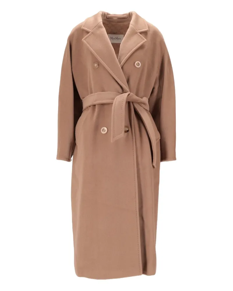 Max Mara Madame double-breasted belted coat - Braun Braun
