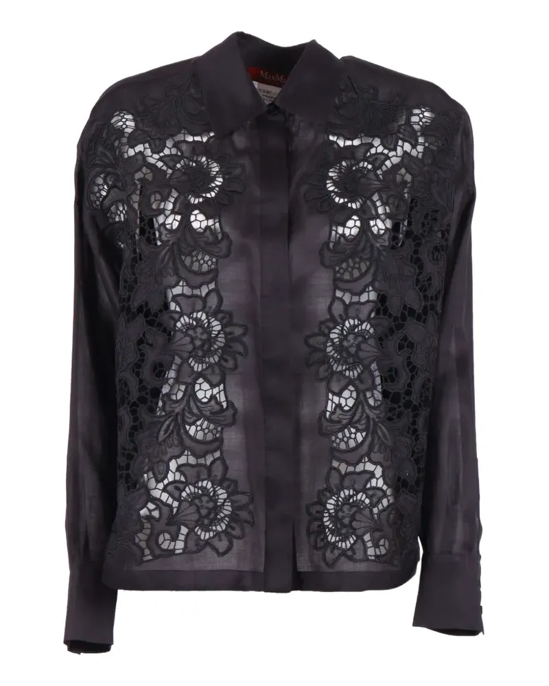 Max Mara embroidery cali shirt - Schwarz Schwarz