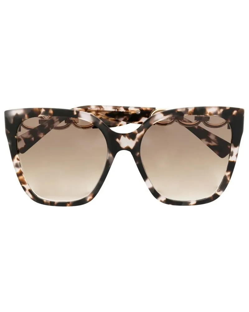 Moschino Sonnenbrille mit Oversized-Gestell - Braun Braun