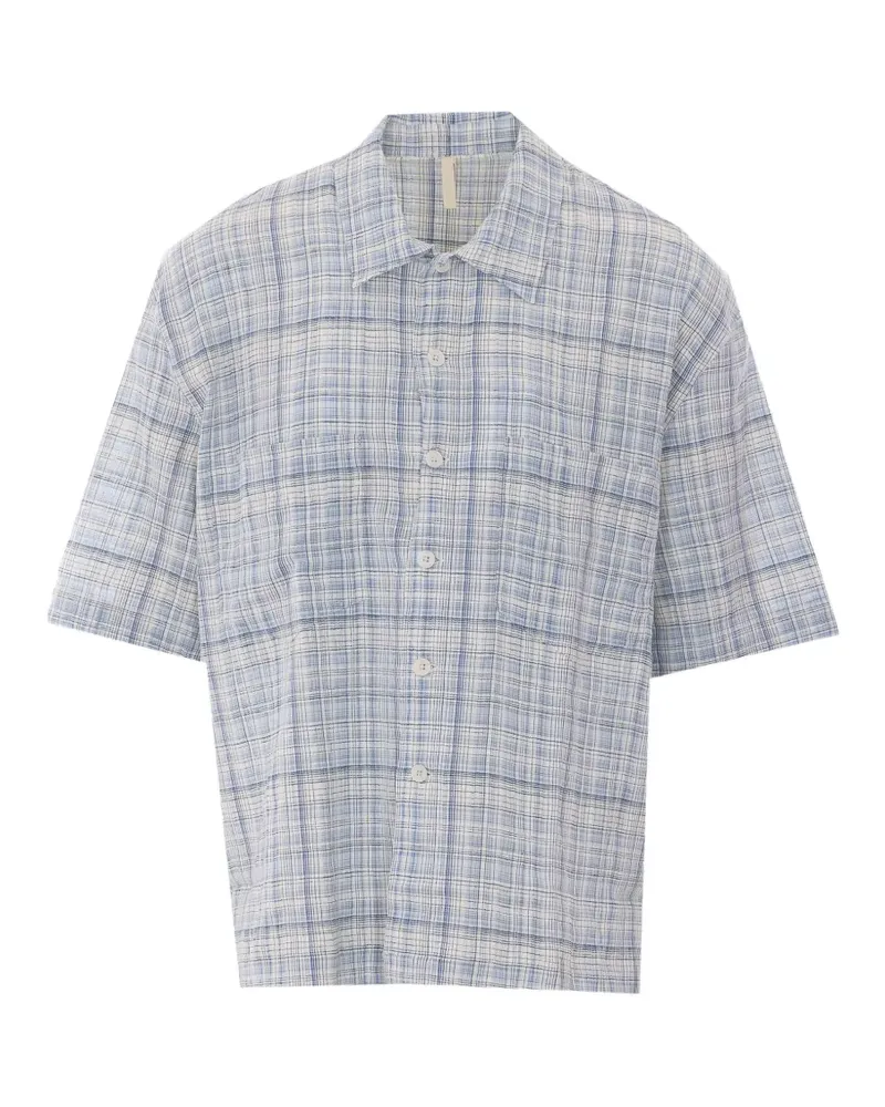 Sunflower Adam checked shirt - Blau Blau