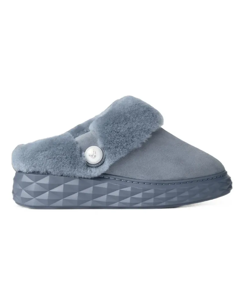 Jimmy Choo F Mules mit Diamanten - Blau Blau