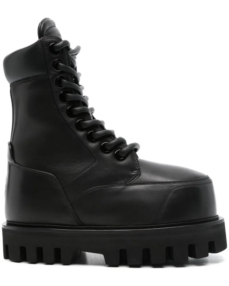 Alexander McQueen Parachute' Stiefel - Schwarz Schwarz