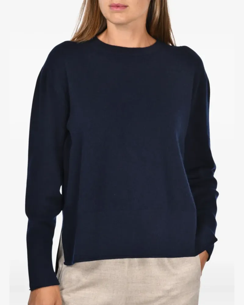 Gran Sasso side-slit sweater - Blau Blau
