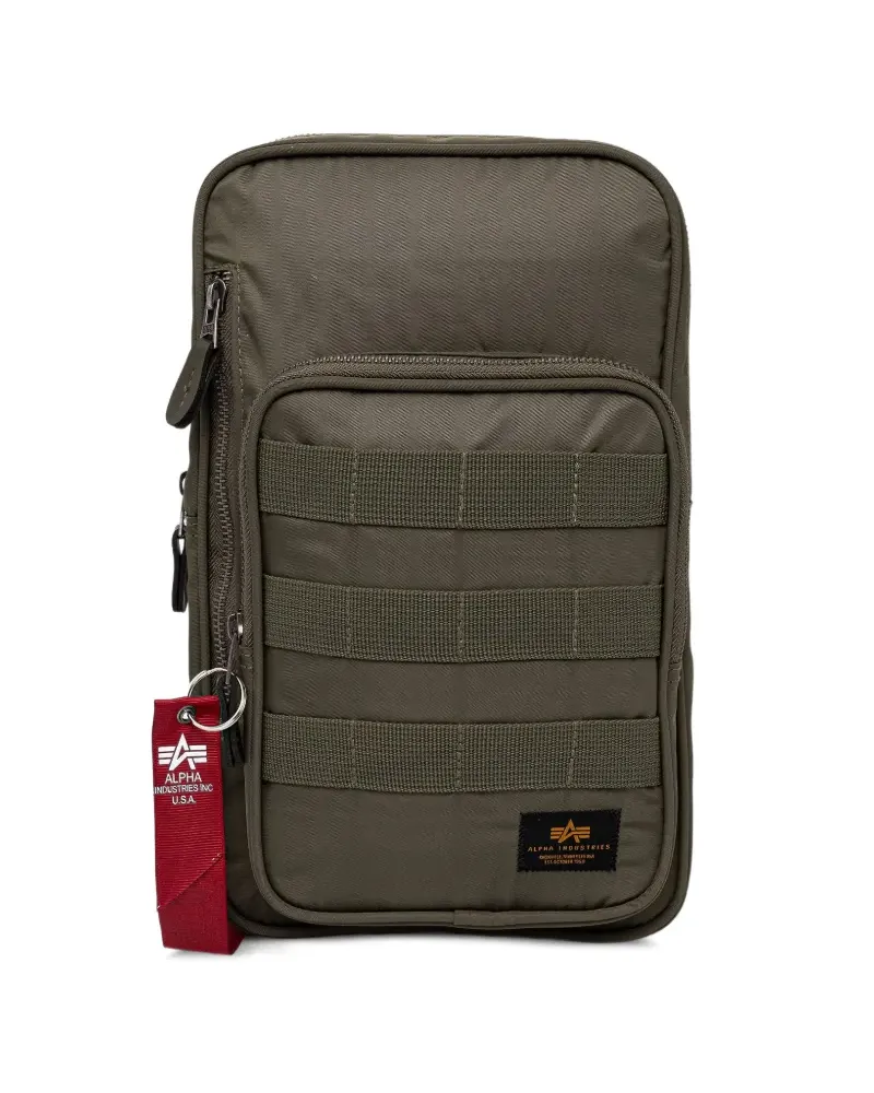 Alpha Industries Gürteltasche mit Webmuster - Grün Grün
