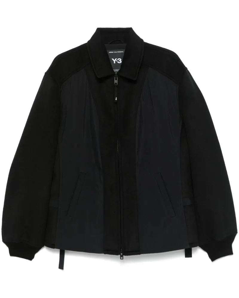 Y-3 Melton Jacke - Schwarz Schwarz