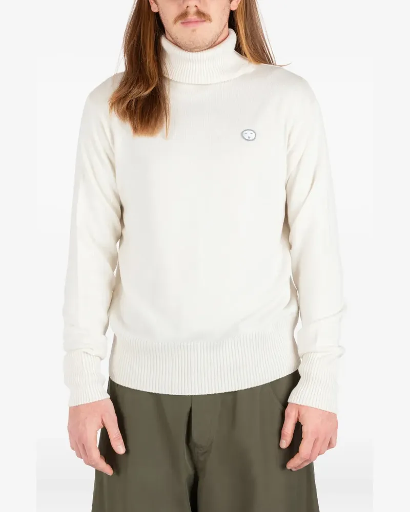 Société Anonyme Rollkragenpullover mit Logo - Nude Nude