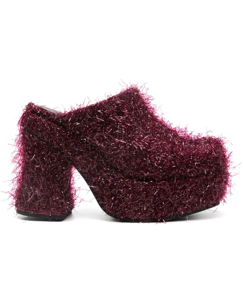 Eckhaus Latta Climax Mules 120mm - Rot Rot