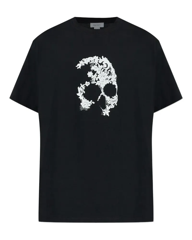 Alexander McQueen Skull T-Shirt - Schwarz Schwarz