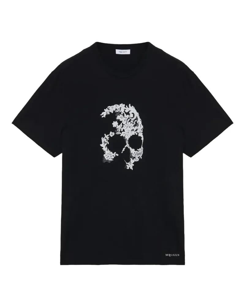 Alexander McQueen Skull T-Shirt - Schwarz Schwarz