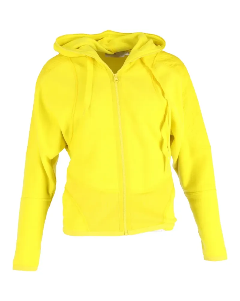 adidas zip-fastening hoodie - Gelb Gelb