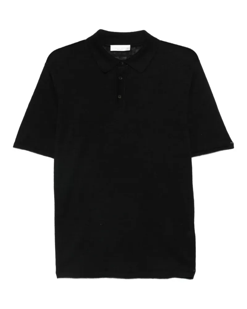 Roberto Collina button-fastening polo shirt - Schwarz Schwarz