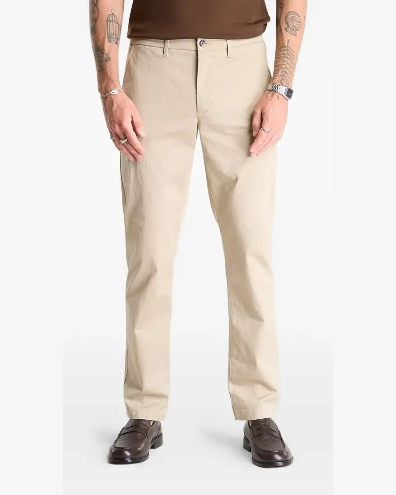 Tommy Hilfiger Hose mit Logo-Patch - Nude Nude