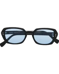 Our Legacy Sonnenbrille mit eckigem Gestell Schwarz