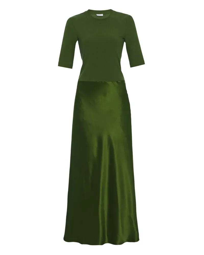 Rosetta Getty Maxikleid aus Satin - Grün Grün
