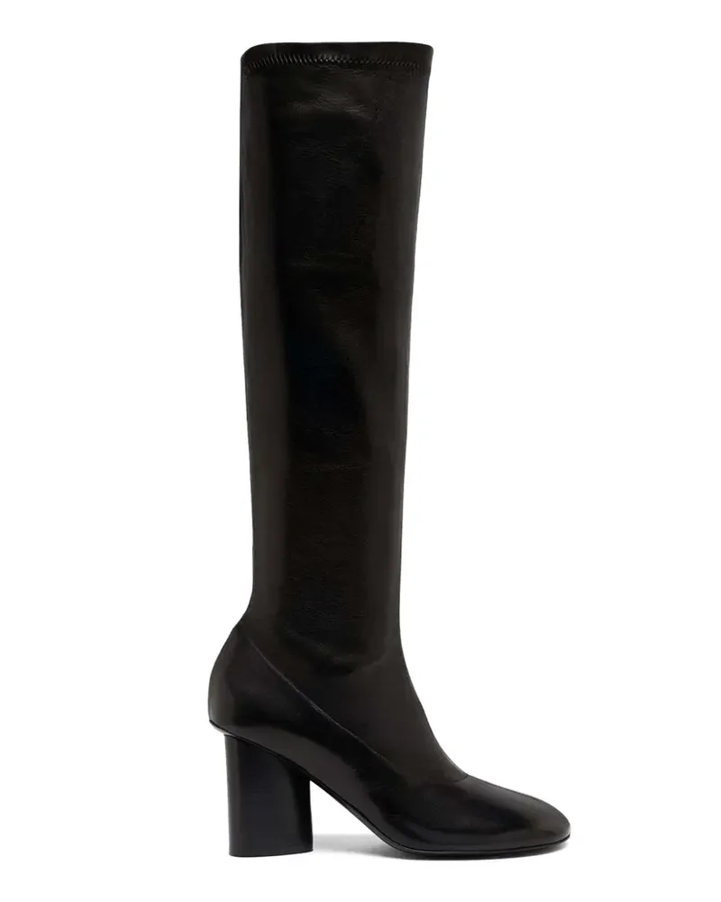 Carel Lucca Stiefel aus Stretch-Leder - Schwarz Schwarz