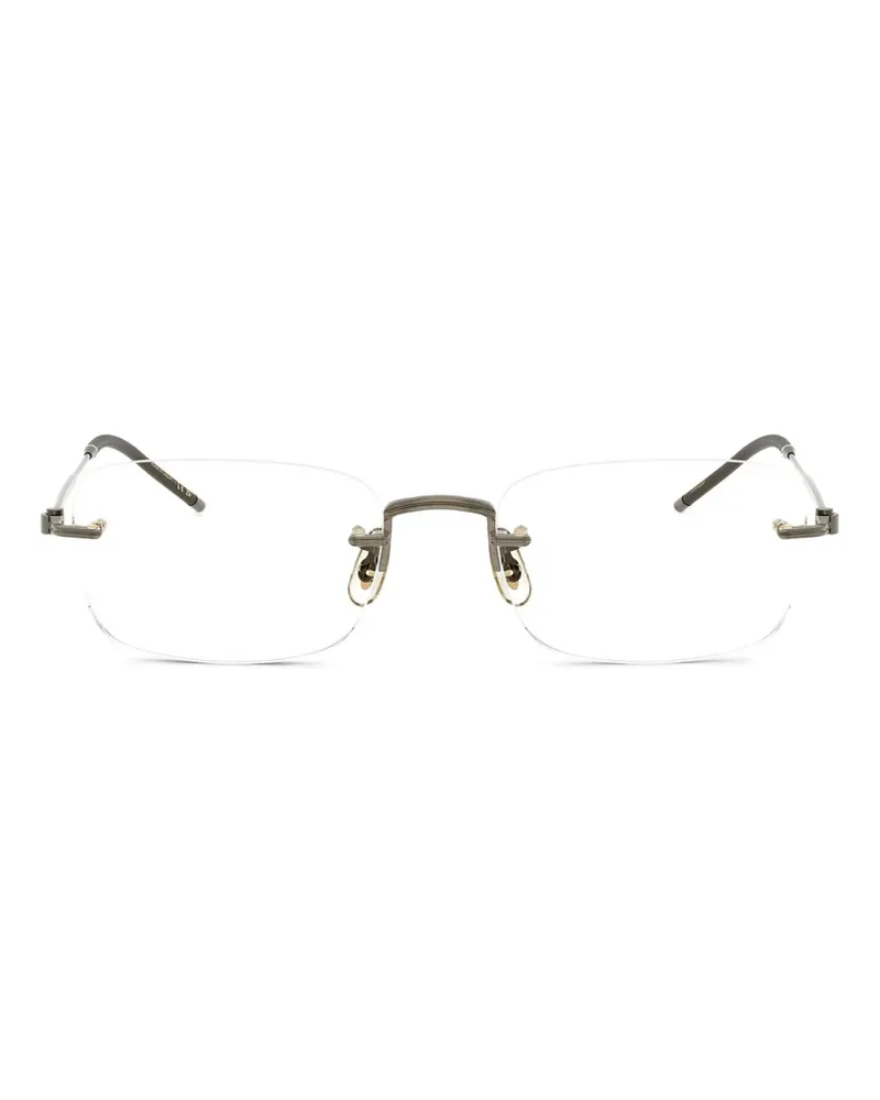 Oliver Peoples TK-10 Brille mit eckigem Gestell - Gold Gold