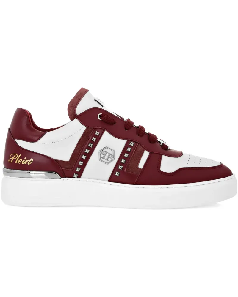 Philipp Plein Sneakers mit Nieten - Rot Rot