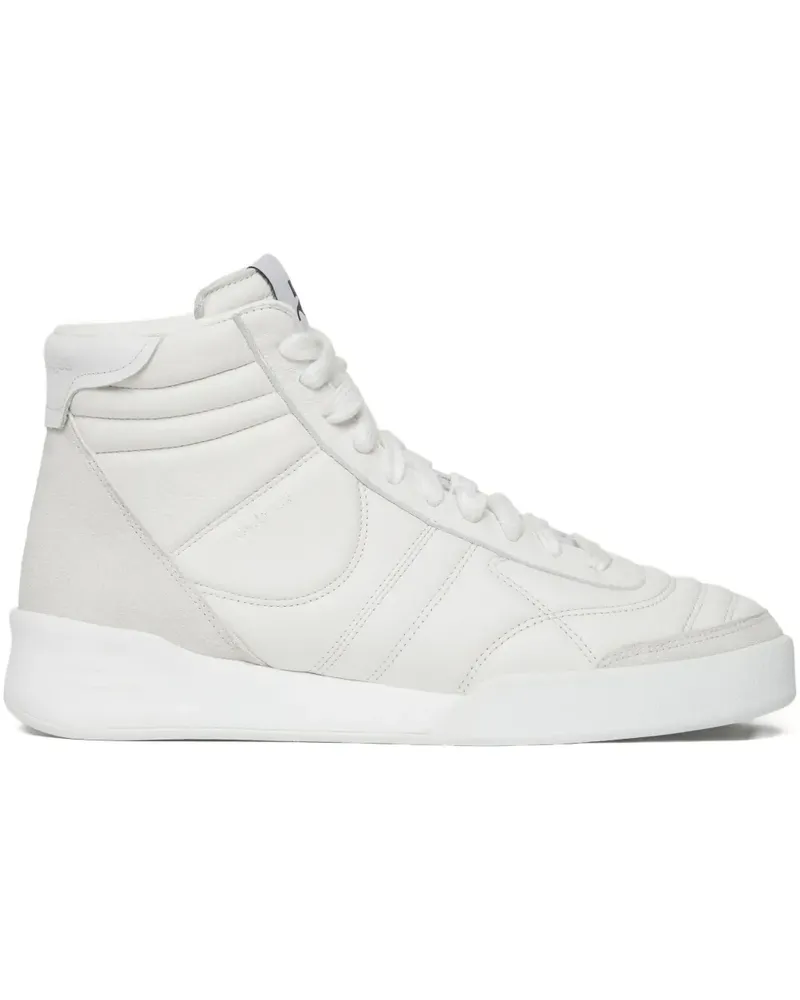 Courrèges padded leather sneakers - Weiß Weiß
