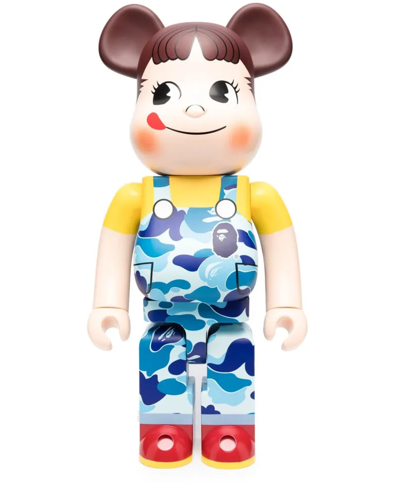 Medicom Toy x BAPE Peko-chan BE@RBRICK Figur Blau