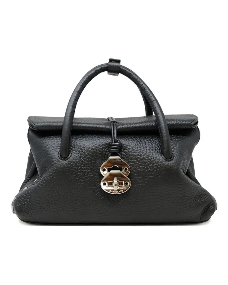 Zanellato leather tote bag - Schwarz Schwarz