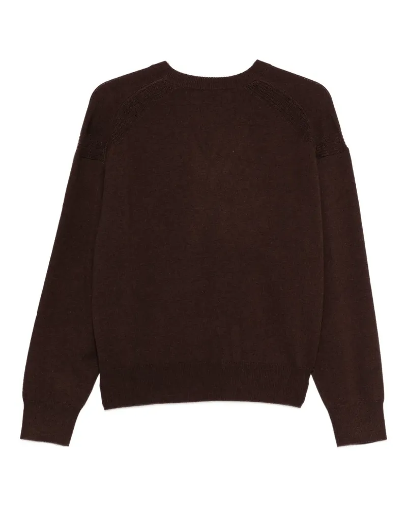 Semicouture wool-cashmere sweater - Braun Braun