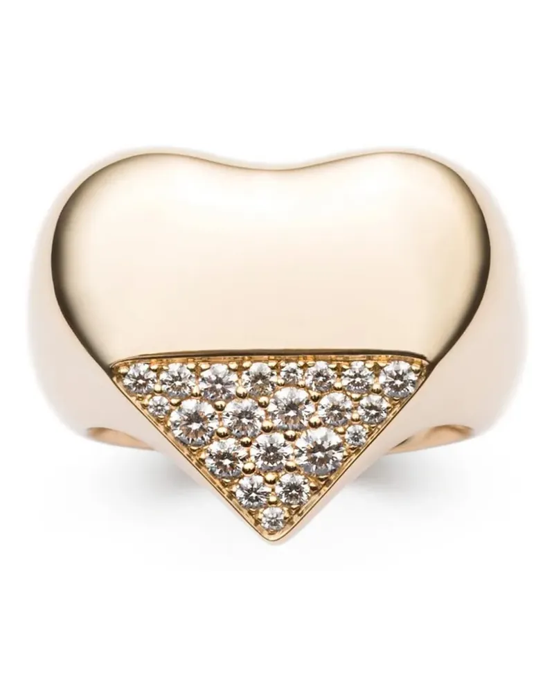 Prada Eternal Gold diamonds ring Gold
