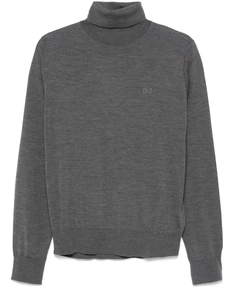 Dsquared2 Pullover mit Logo-Stickerei - Grau Grau