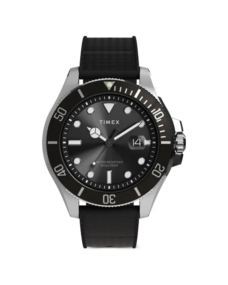 Timex Harborside Coast 43mm - Schwarz Schwarz
