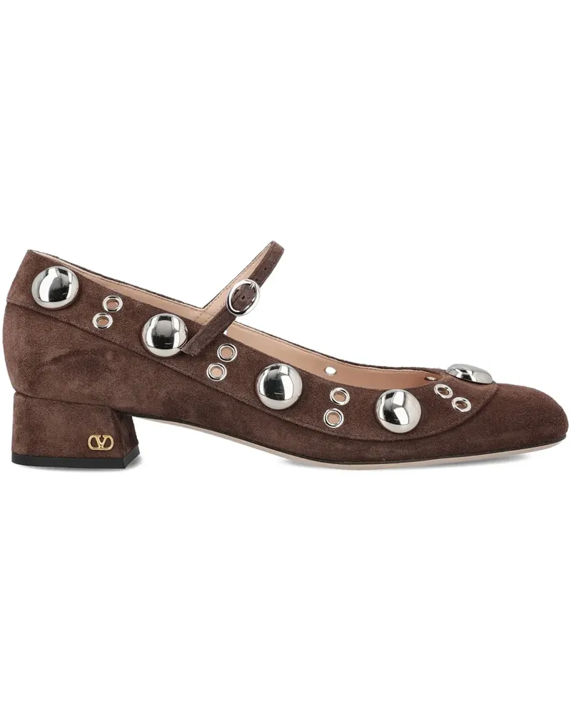 Valentino Garavani metal-stud pumps - Braun Braun