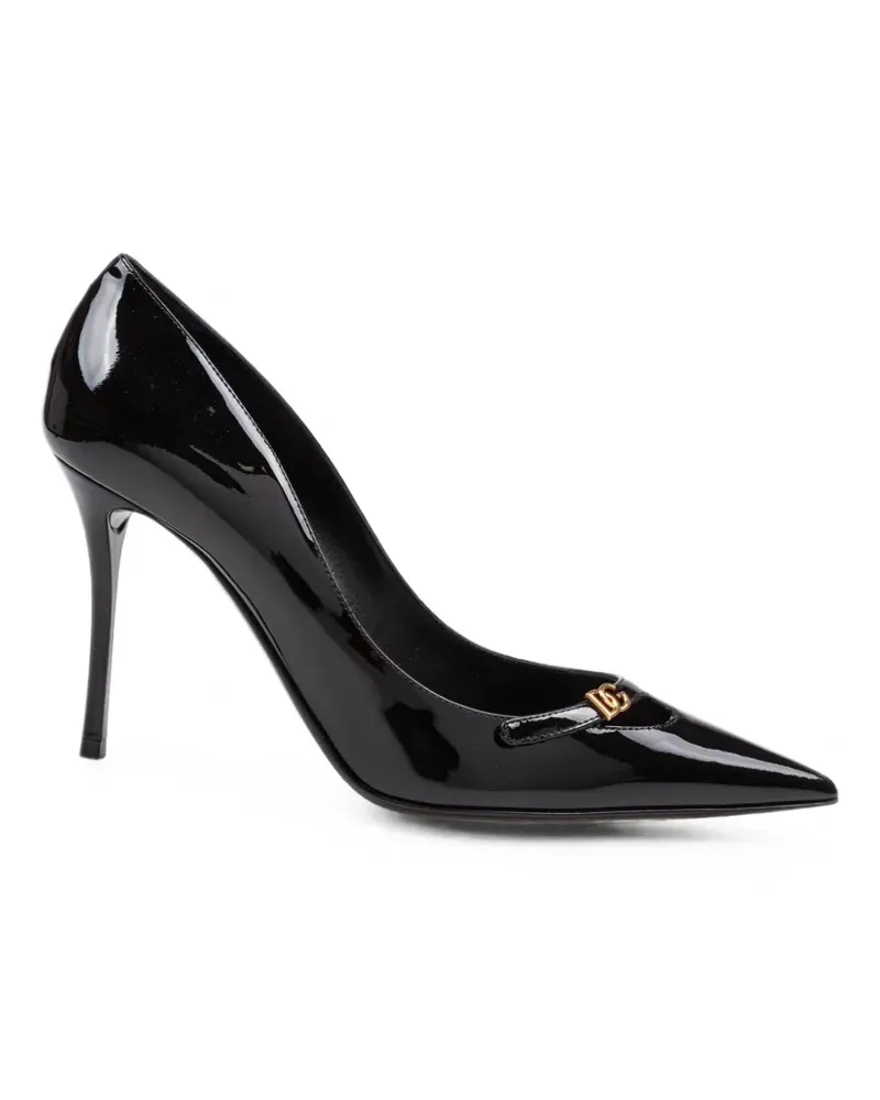 Dolce & Gabbana Pumps mit DG-Logo - Schwarz Schwarz