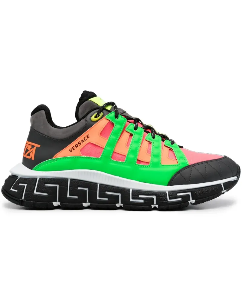 Versace Trigreca Sneakers mit Einsätzen - Grau Grau