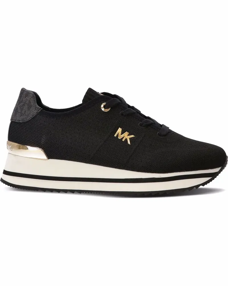 Michael Kors Monique Plateau-Sneakers - Schwarz Schwarz