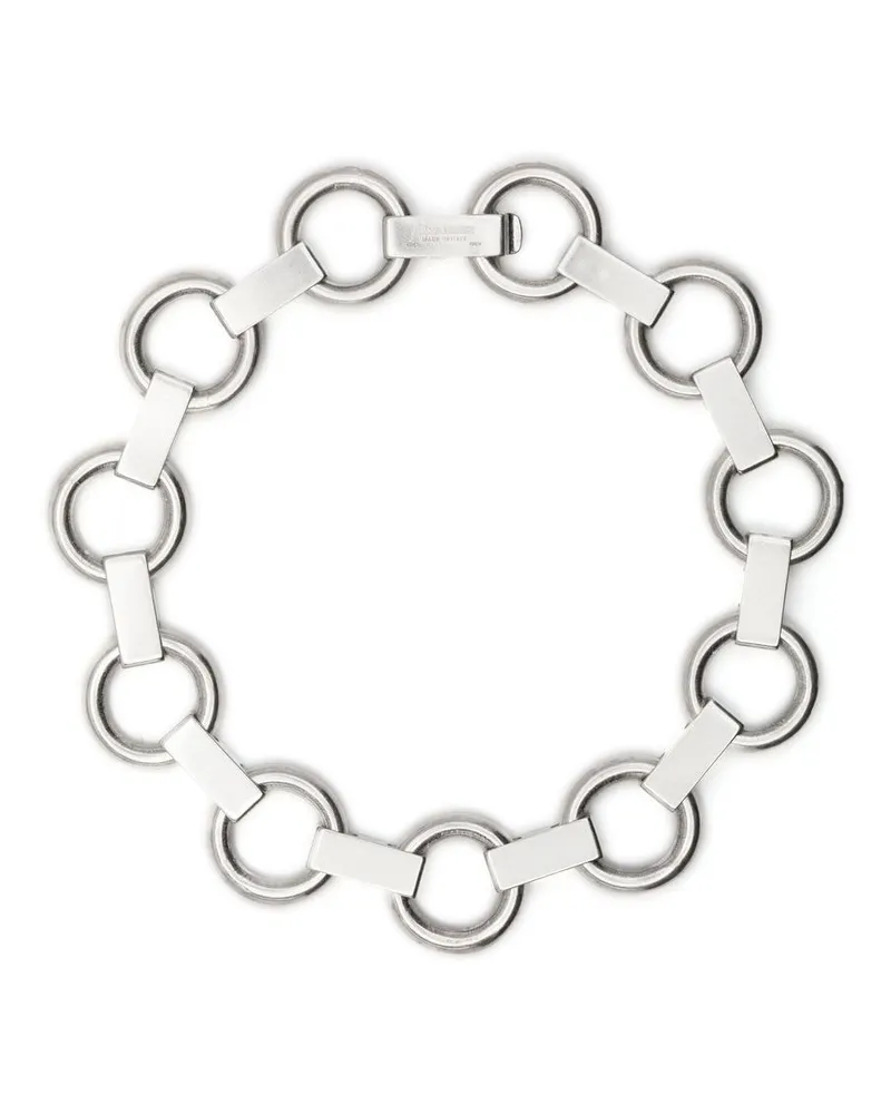 Jil Sander Handgefertigtes Armband aus Silber Silber