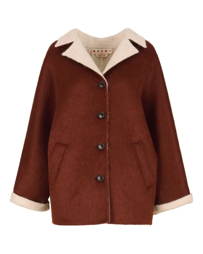 Marni Jacke mit ausgestellten Ärmeln - Braun Braun