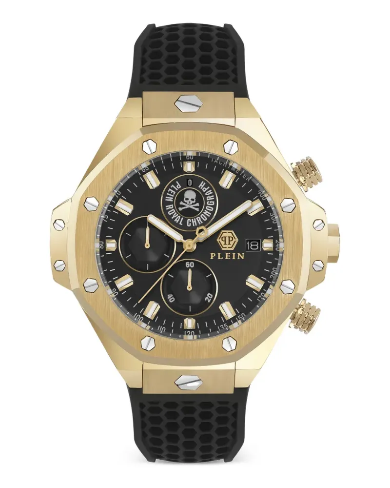 Philipp Plein Chrono Royal 46mm watch - Schwarz Schwarz