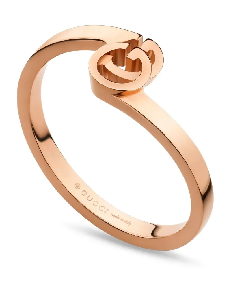 Gucci 18kt Running Rotgoldring Gold