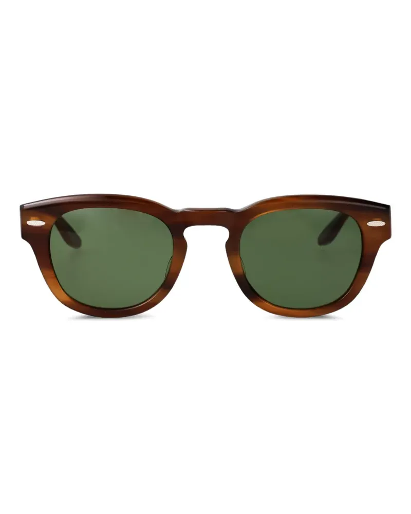 Barton Perreira Runde Demarco Sonnenbrille - Braun Braun