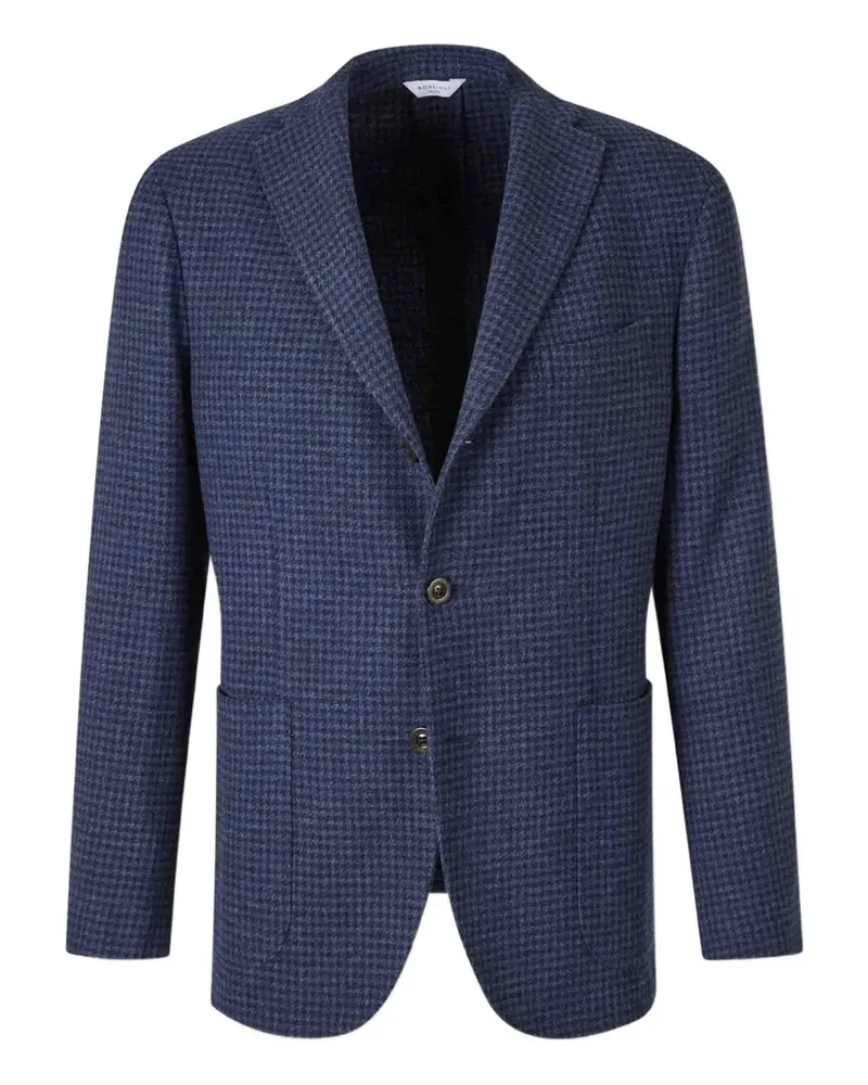 Boglioli Jacke mit fallendem Revers - Blau Blau
