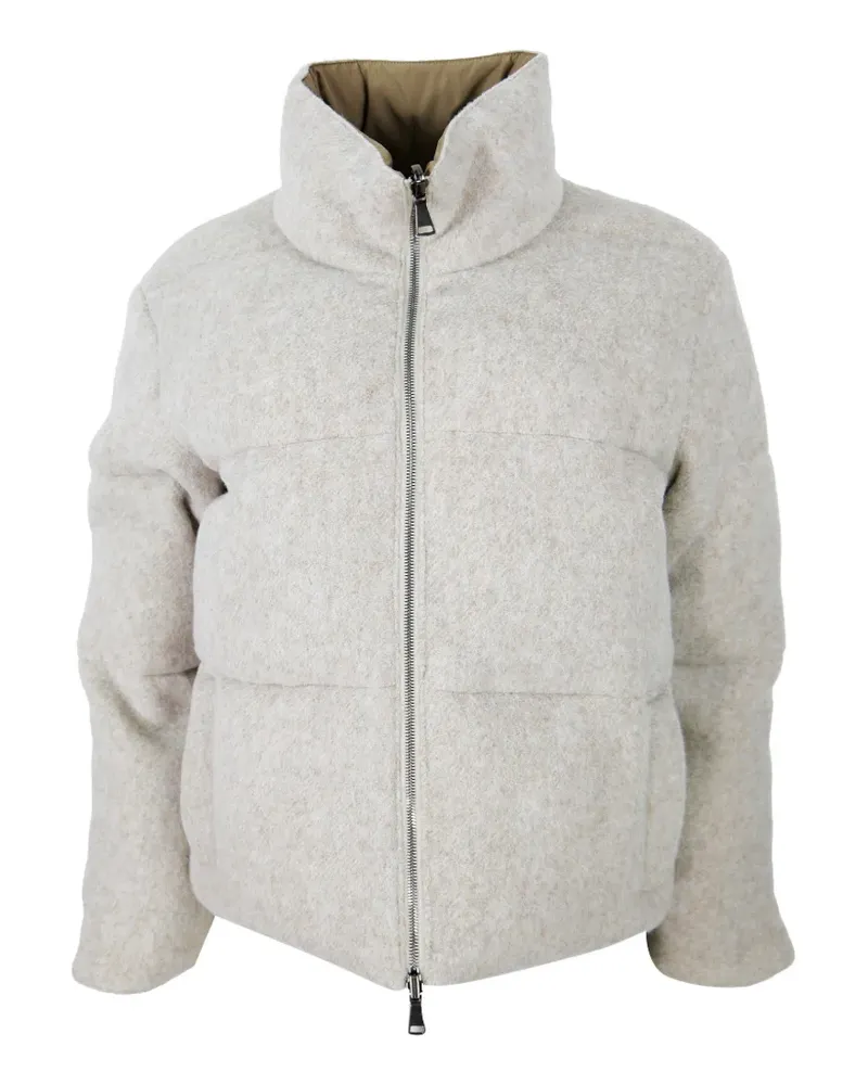 Lorena Antoniazzi Gesteppte Jacke mit Stehkragen - Nude Nude