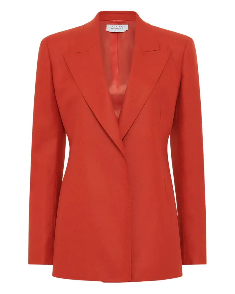 Gabriela Hearst Langärmeliges Mairi Sakko - Orange Orange