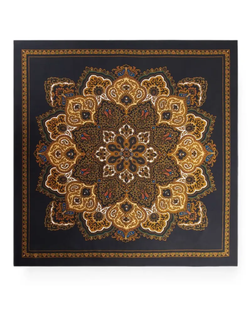 Sandro Schal mit Paisleymuster - Schwarz Schwarz