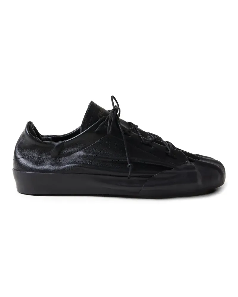 Springa low-top leather sneakers - Schwarz Schwarz