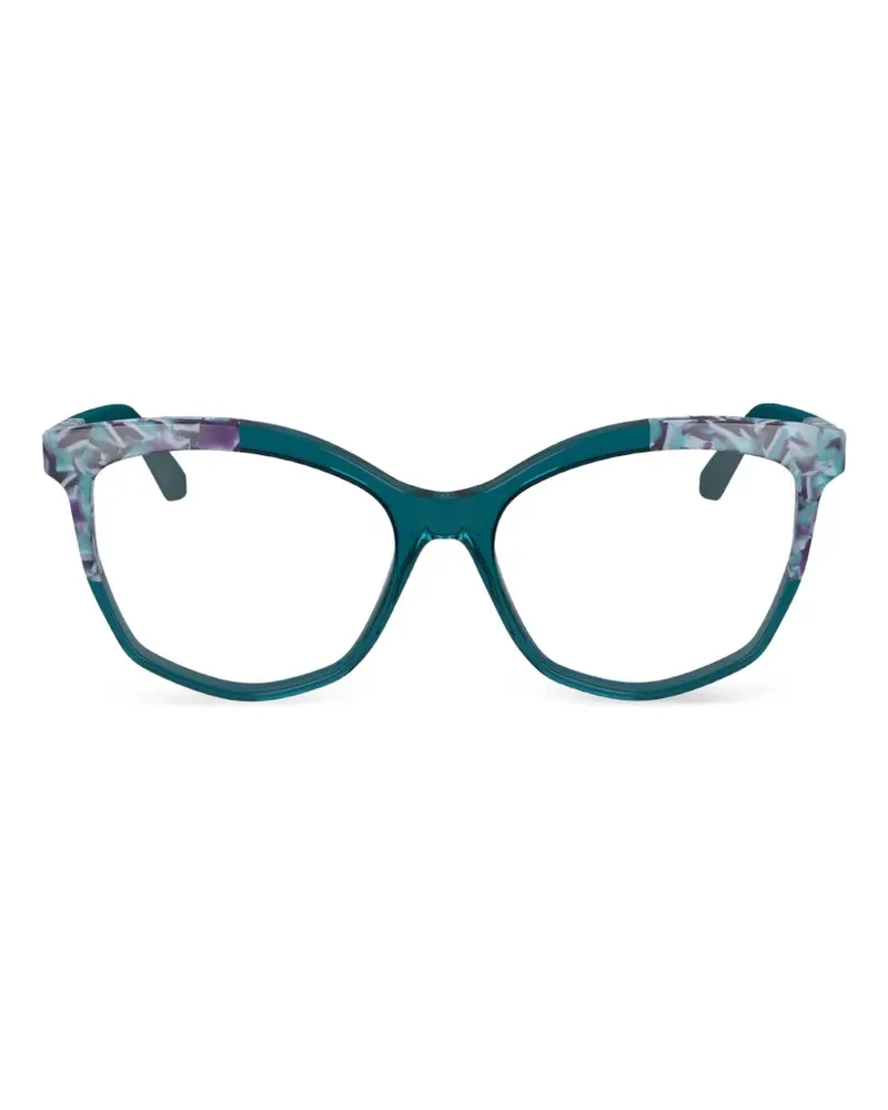 Karl Lagerfeld Sonnenbrille mit Marmor-Effekt - Blau Blau