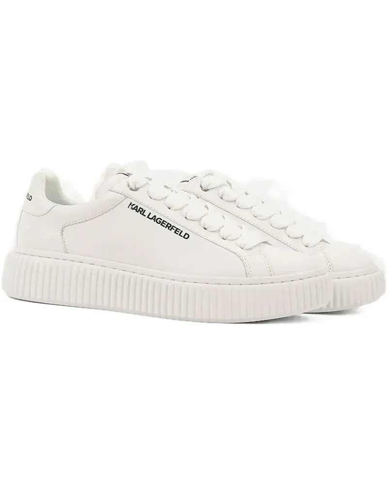 Karl Lagerfeld Sneakers mit Logo - Weiß Weiß