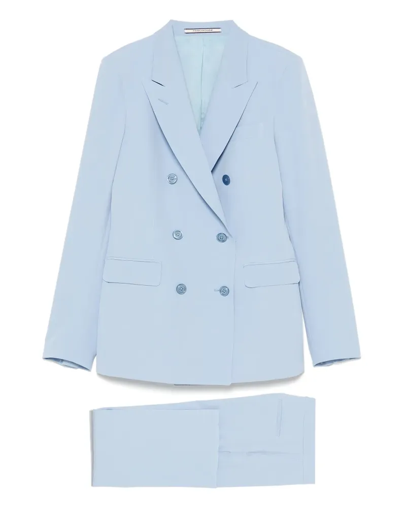 Tagliatore Doppelreihiger Anzug - Blau Blau
